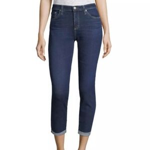 AG Jeans $358 The Prima Roll-Up Cigarette Leg 2 Year Wash